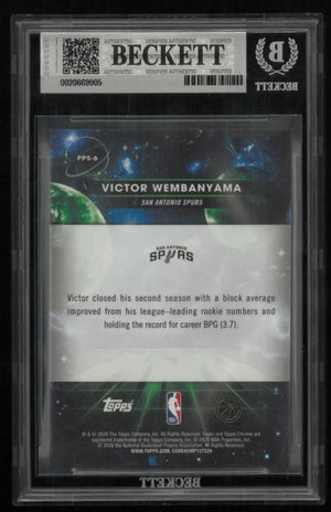2025-26 Topps Cosmic Chrome Victor Wembanyama Planetary Pursuit Sun 