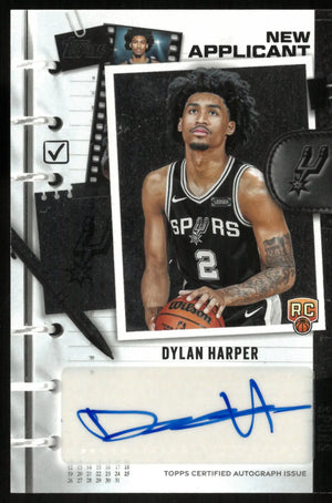 2025-26 Topps Flagship Basketball Dylan Harper RC Rookie Auto New Applicant 