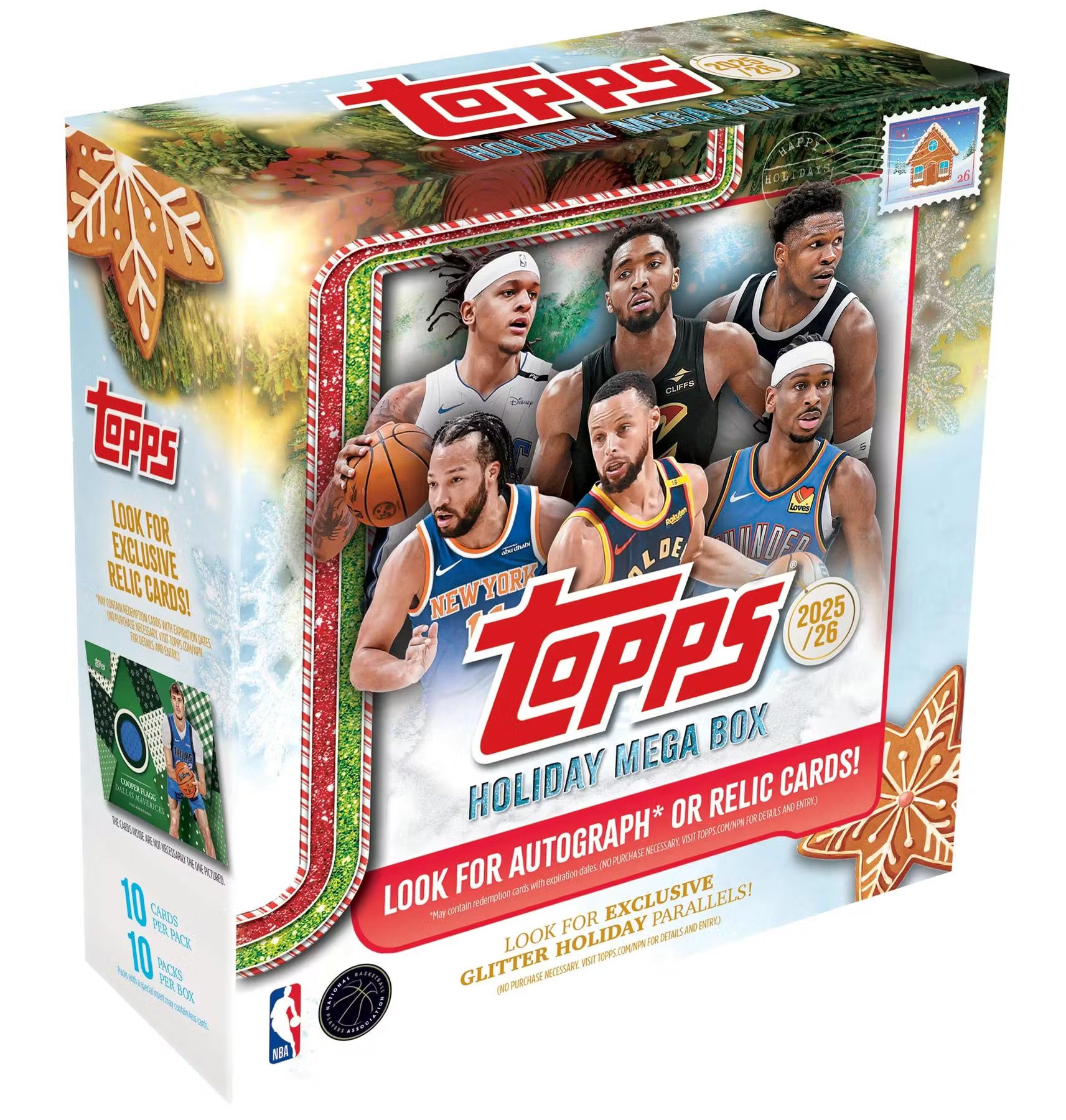 Buy 2025-26 Topps Holiday Basketball Mega Box Online