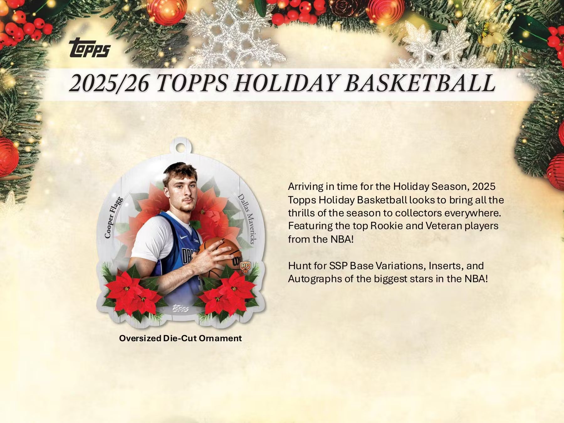 2025-26 Topps Holiday Basketball Mega Box 