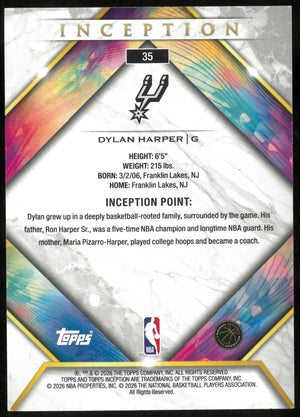 2025-26 Topps Inception #35 Dylan Harper 