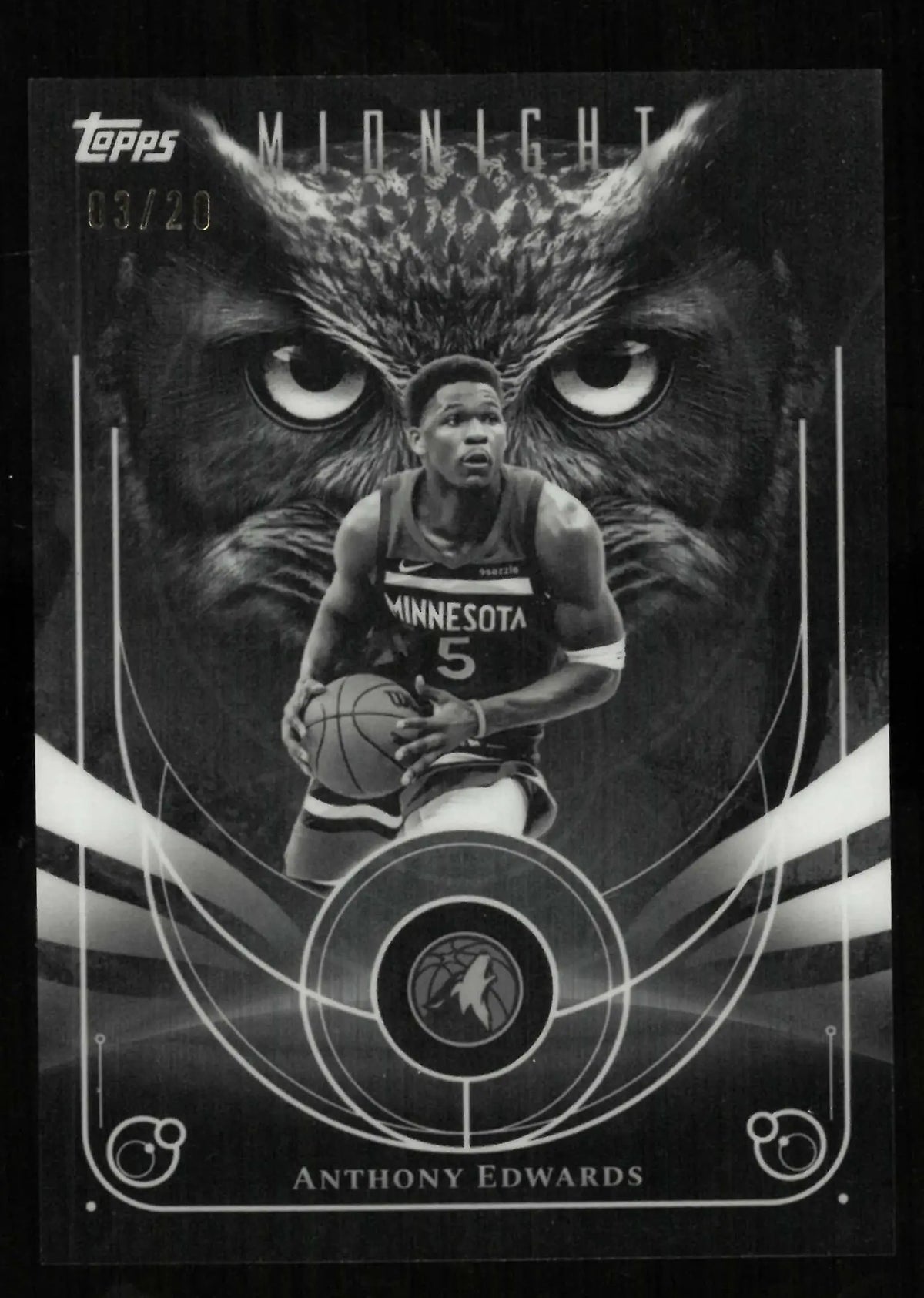 2025-26 Topps Midnight Night Owls VJ Edgecombe Equinox /20 