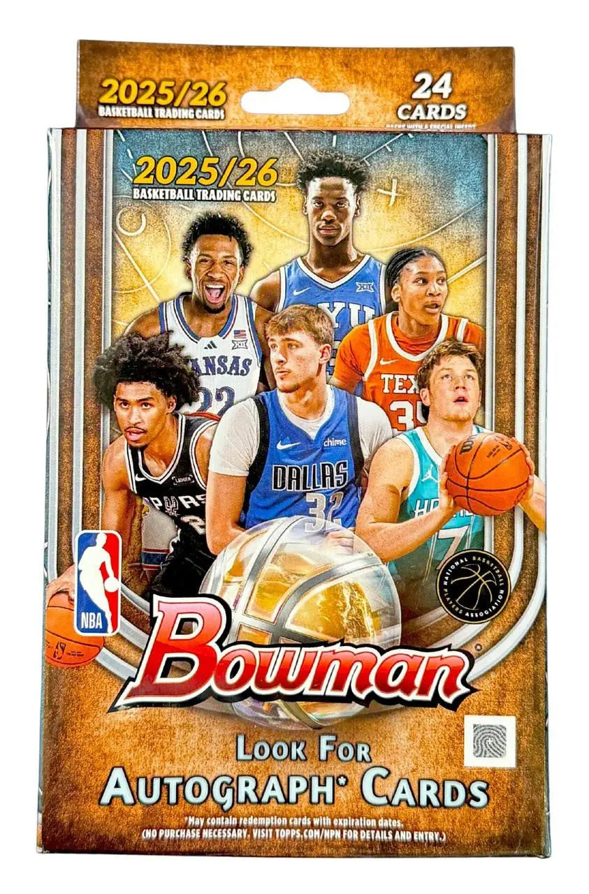 2025-26 Topps NBA Bowman Basketball Hanger Box 