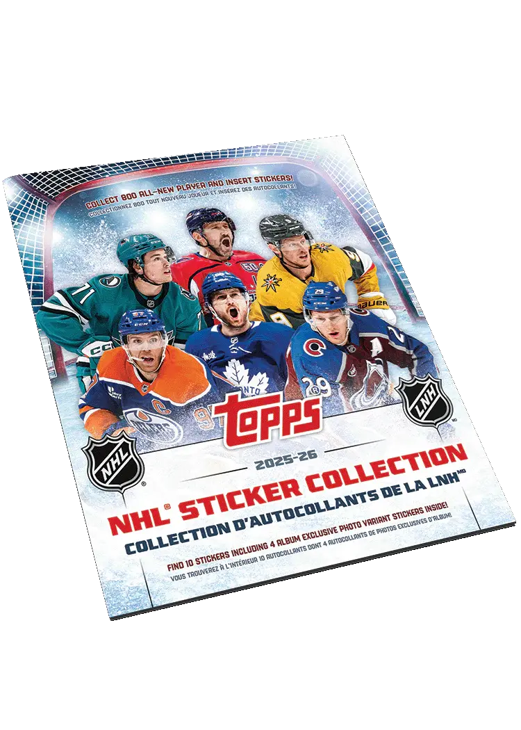 2025-26 Topps NHL Hockey Sticker Collection Album 