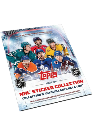2025-26 Topps NHL Hockey Sticker Collection Album 