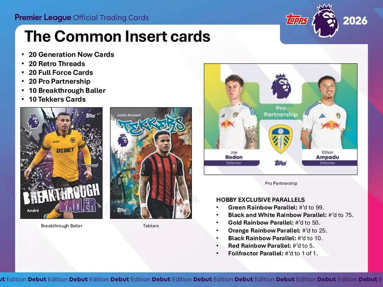 2025-26 Topps Premier League EPL Soccer Hobby Box 