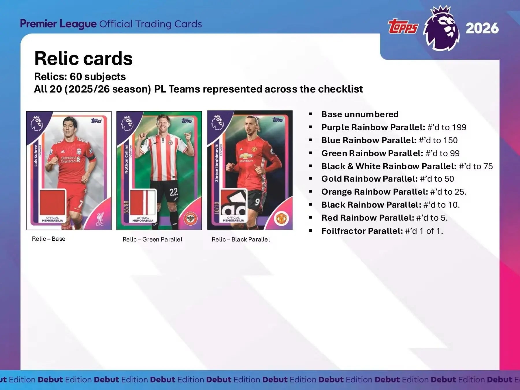 2025-26 Topps Premier League EPL Soccer Hobby Box 