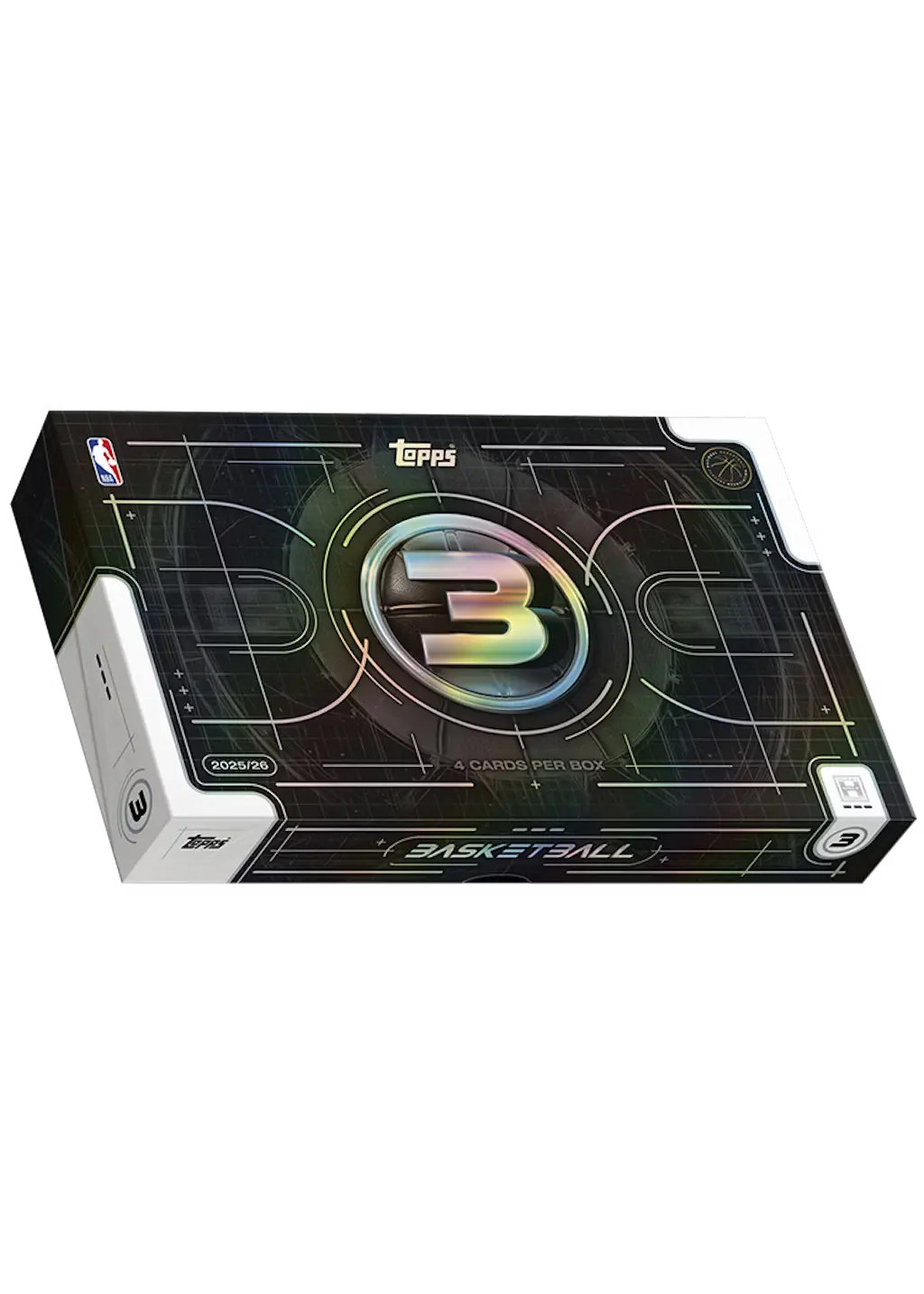 2025-26 Topps Three Basketball Hobby Box 