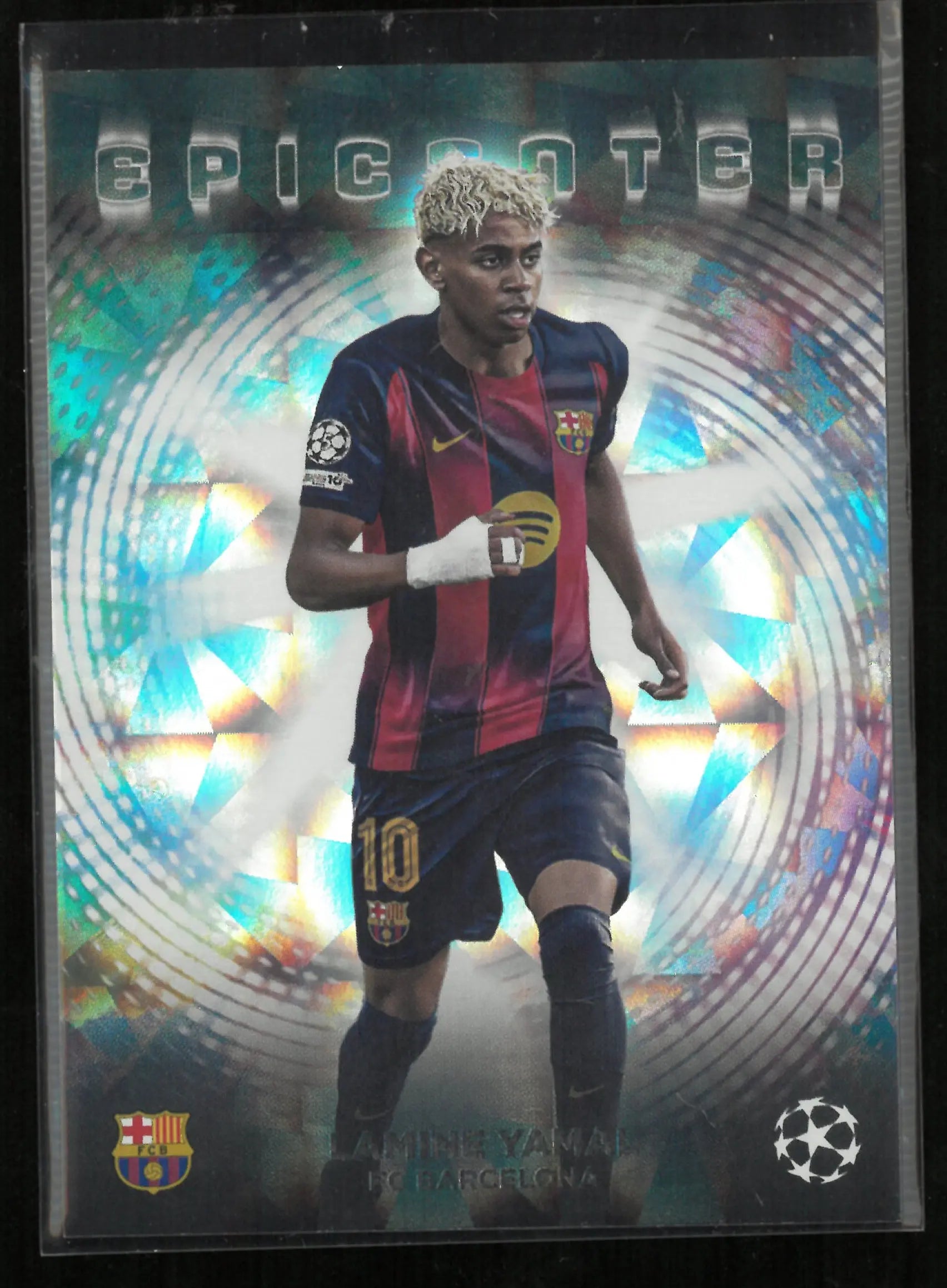 2025-26 Topps UEFA Champions League Epicenter Lamine Yamal 