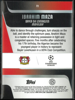 2025-26 Topps UEFA Champions League Ibrahim Maza Black /10 