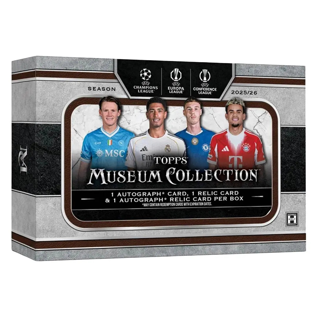 2025-26 Topps UEFA Club Competitions Museum Collection Soccer Hobby Box 