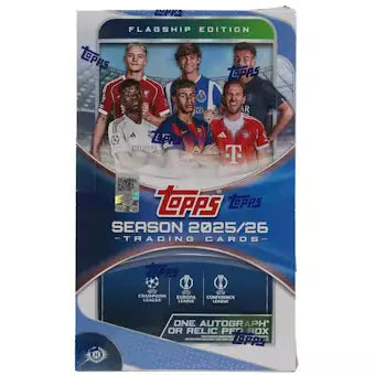 2025-26 Topps UEFA Club Competitions Soccer Hobby Box 