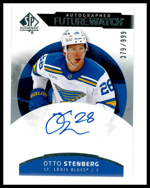 2025-26 UD SP Authentic Future Watch Rookie Autograph Otto Stenberg /999 