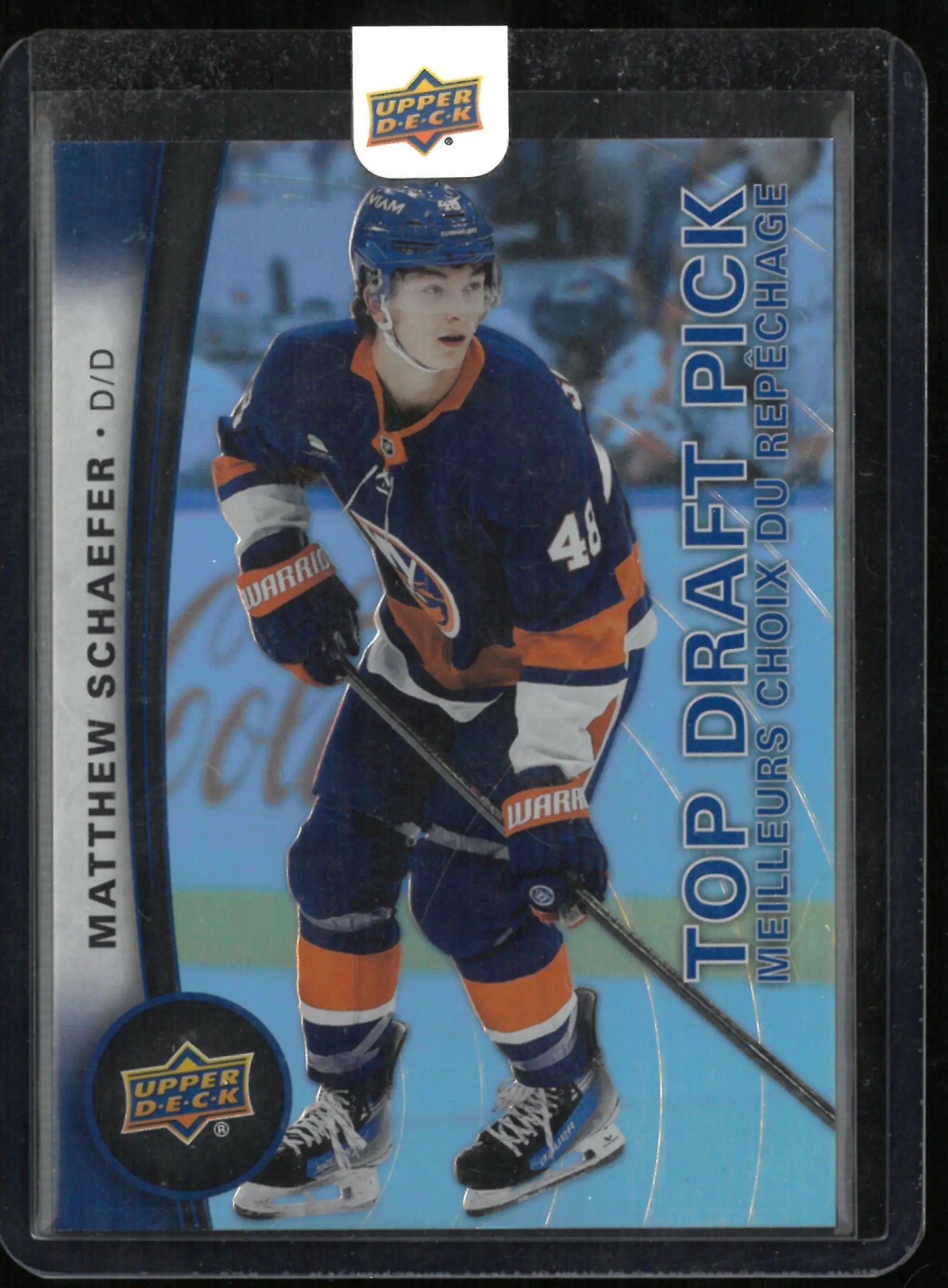 2025-26 UD Tim Hortons Matthew Schaefer Top Draft Pick RC Rookie #DP-1 
