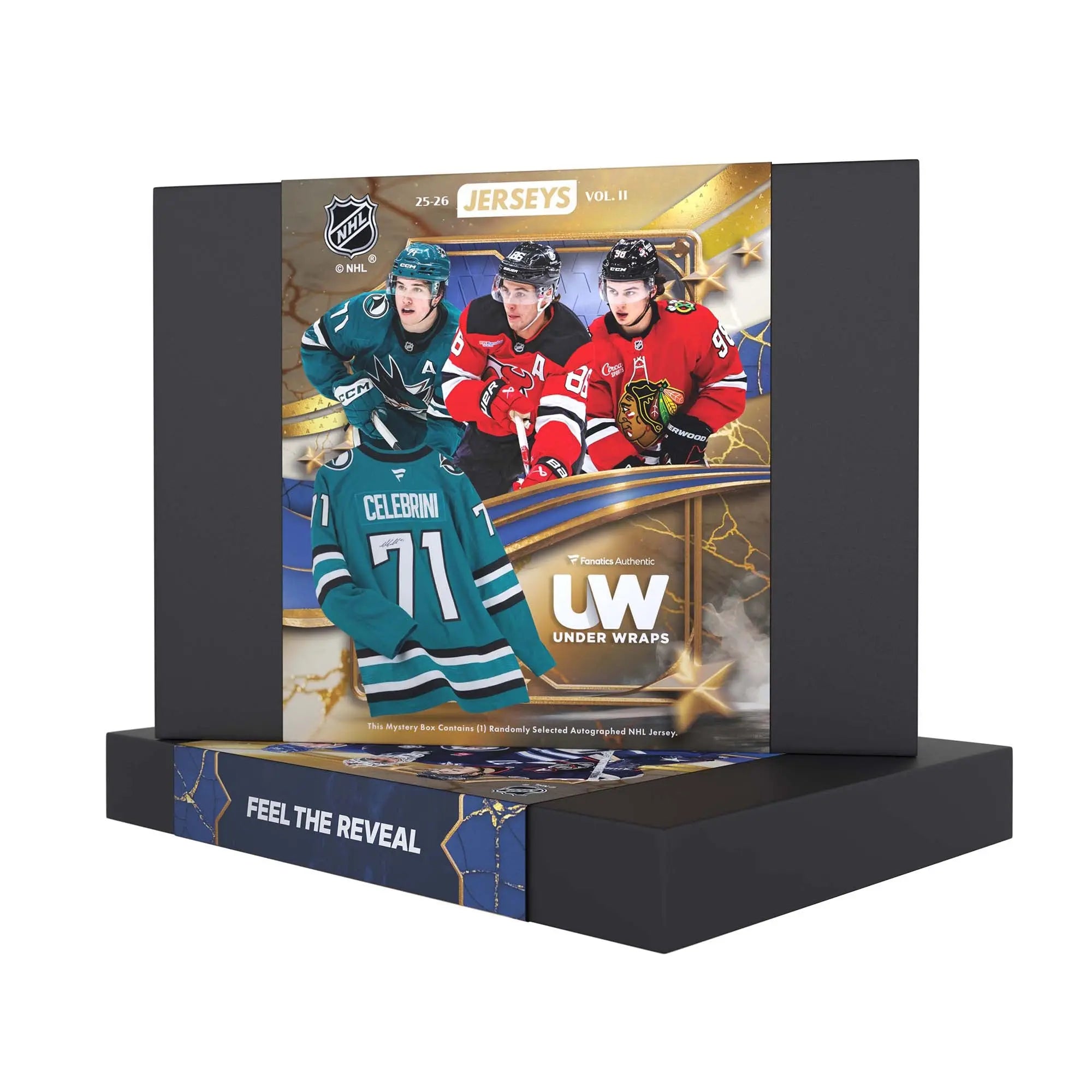 2025-26 Under Wraps Autographed NHL Jerseys Volume II - Single Mystery Box 