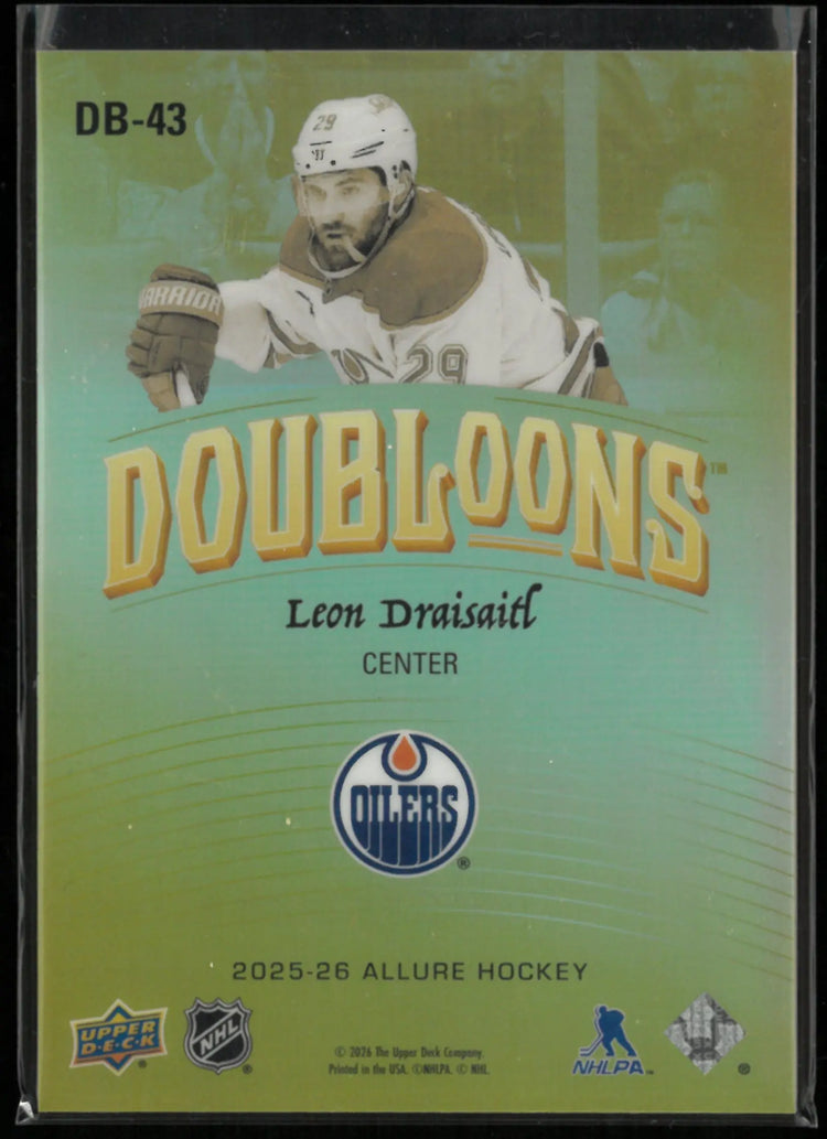 2025-26 Upper Deck Allure Doubloons Leon Draisaitl 