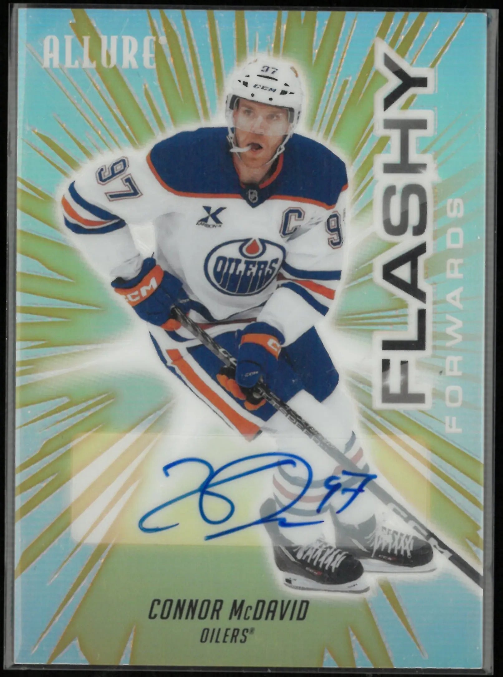2025-26 Upper Deck Allure Hockey Connor McDavid Flash Forward Auto Autograph 