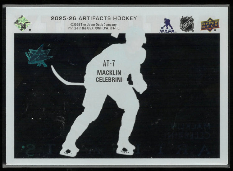 2025-26 Upper Deck Artifacts Antiquity Macklin Celebrini 