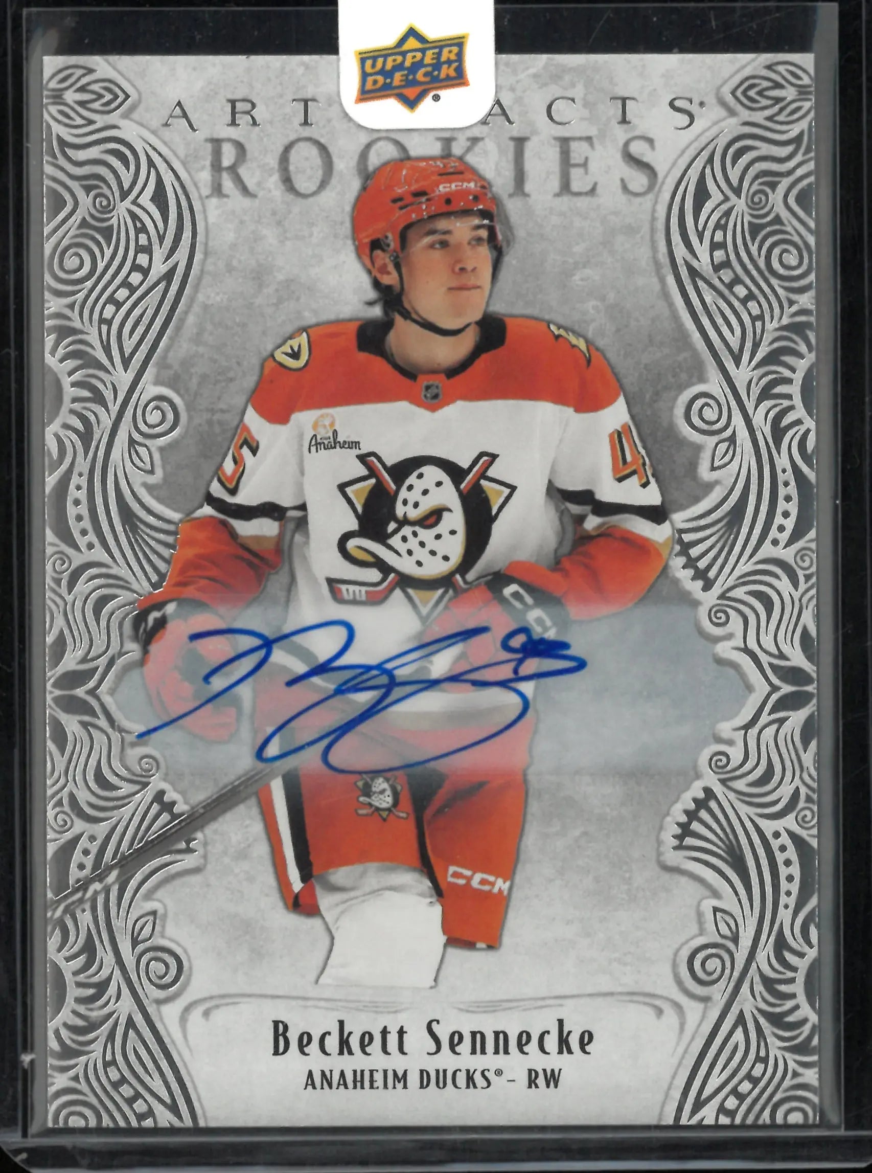 2025-26 Upper Deck Artifacts Rookie Autograph Beckett Sennecke Auto RC 