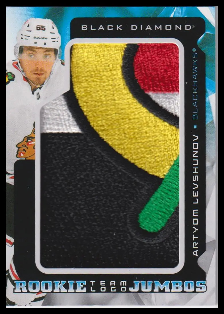 2025-26 Upper Deck Black Diamond Artyom Levshunov Team Logo Jumbo Rookies 
