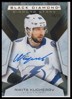 2025-26 Upper Deck Black Diamond Nikita Kucherov Diamond Stars Auto #/15 