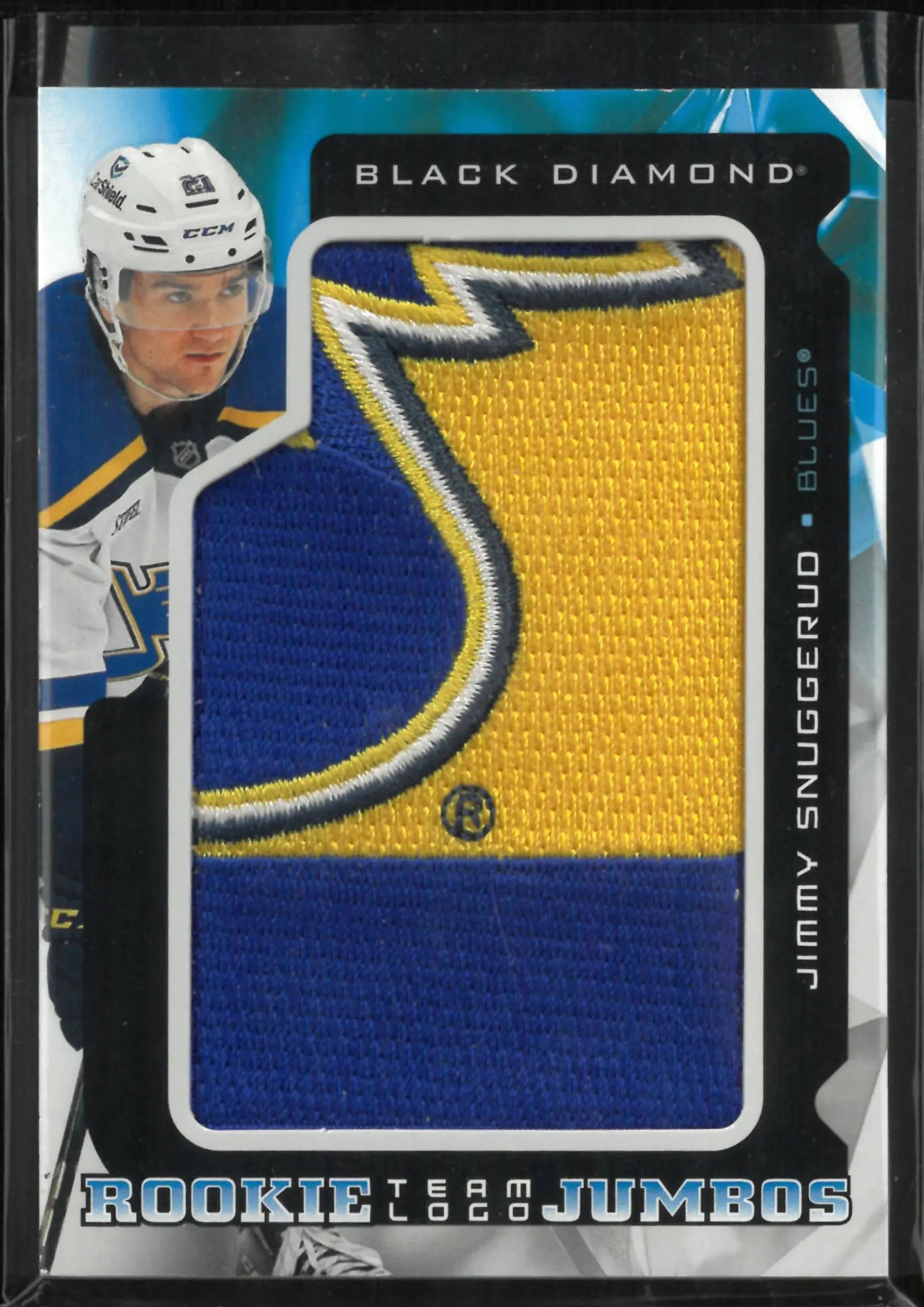 2025-26 Upper Deck Black Diamond Rookie Team Logo Jumbos Jimmy Snuggerud 