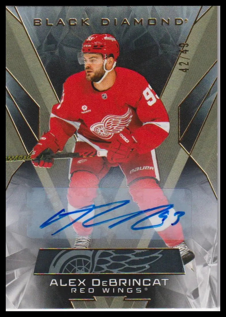 2025-26 Upper Deck Black Diamond #BDB-AD Alex DeBrincat Gold Auto #/49 
