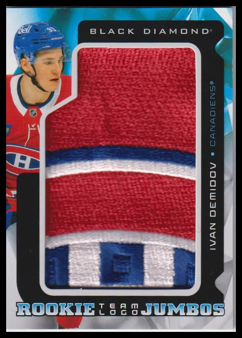 2025-26 Upper Deck Black Diamond #RTL-ID Ivan Demidov Team Logo Jumbo Rookies 