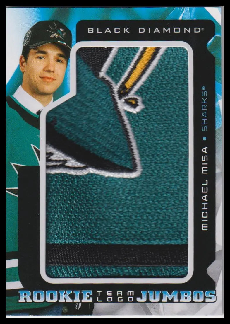 2025-26 Upper Deck Black Diamond #RTL-MM Michael Misa Team Logo Jumbo Rookies 