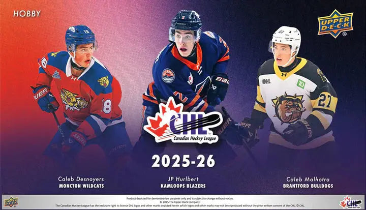 2025-26 Upper Deck CHL Hockey Hobby Box (Pre Order) 