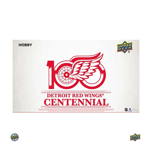 2025-26 Upper Deck Detroit Red Wings Centennial Hockey Hobby Box 