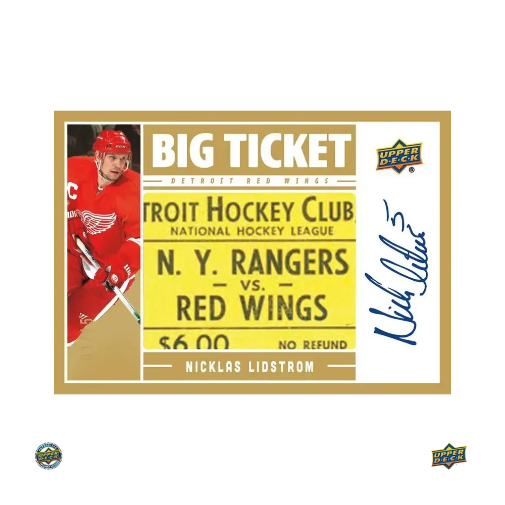 2025-26 Upper Deck Detroit Red Wings Centennial Hockey Hobby Box 