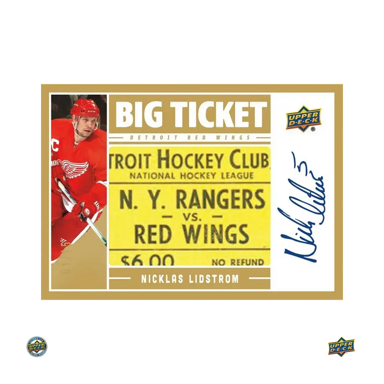 2025-26 Upper Deck Detroit Red Wings Centennial Hockey Hobby Box 
