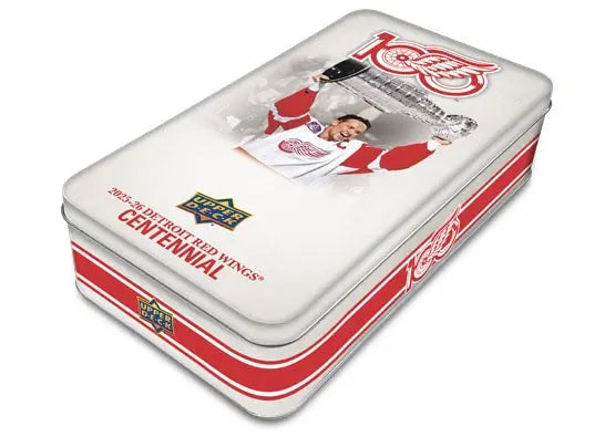 2025-26 Upper Deck Detroit Red Wings Centennial Hockey Hobby Box 