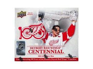 2025-26 Upper Deck Detroit Red Wings Centennial Hockey Hobby Box 