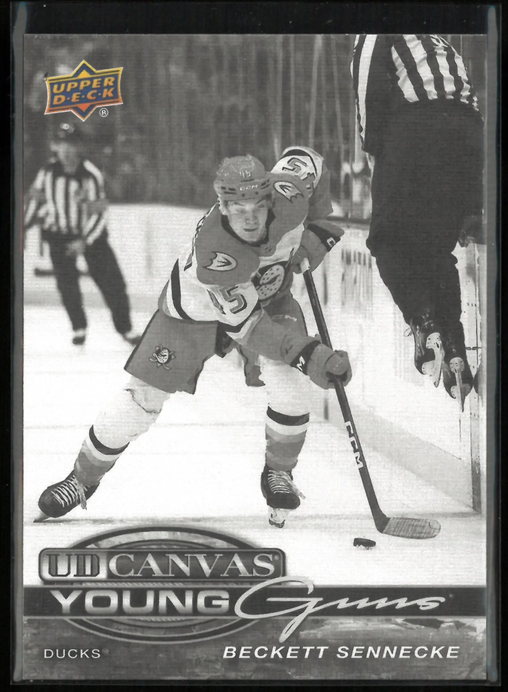 2025-26 Upper Deck Extended Series Canvas Young Guns Rookie Beckett Sennecke RC 