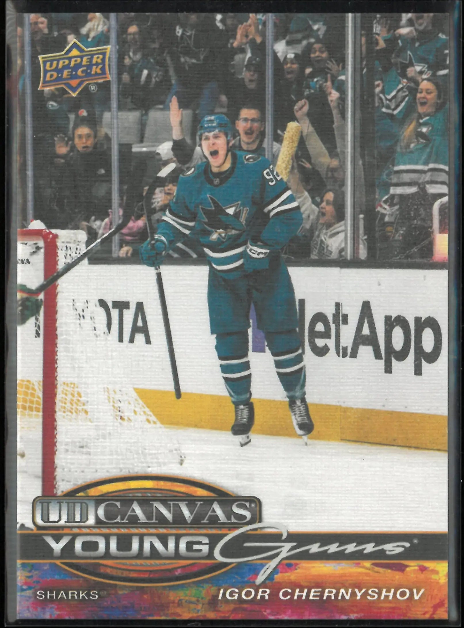 2025-26 Upper Deck Extended Series Canvas Young Guns Rookie Igor Chernyshov RC 