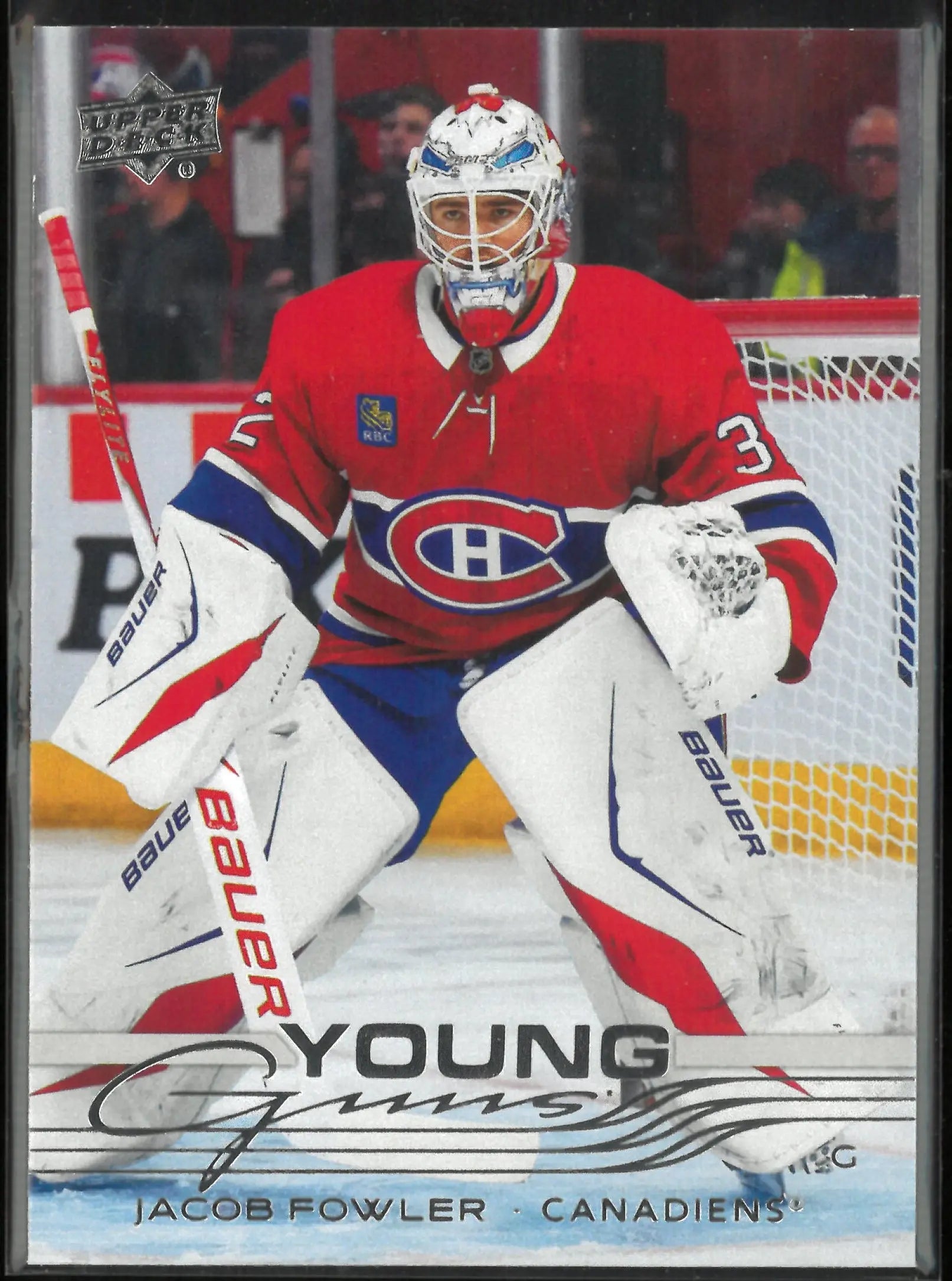 2025-26 Upper Deck Extended Series Hockey Young Guns Rookie Jacob Fowler 