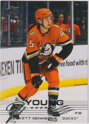2025-26 Upper Deck Extended Series Rookie Young Guns Beckett Sennecke RC 