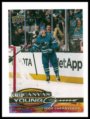 2025-26 Upper Deck Extended Series UD Canvas Young Guns Rookie Igor Chernyshov 