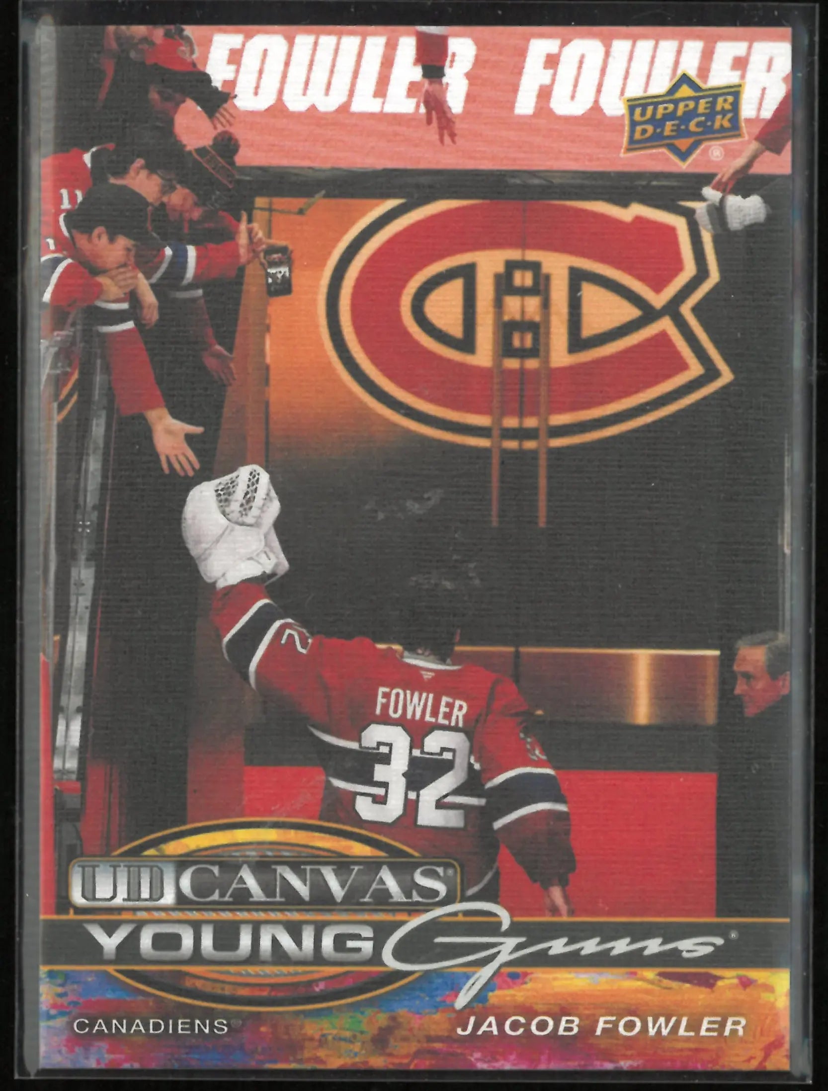 2025-26 Upper Deck Extended Series Young Guns Canvas Rookie Jacob Fowler RC 