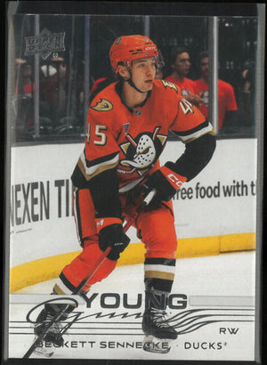2025-26 Upper Deck Extended Series Young Guns Rookie Beckett Sennecke RC 