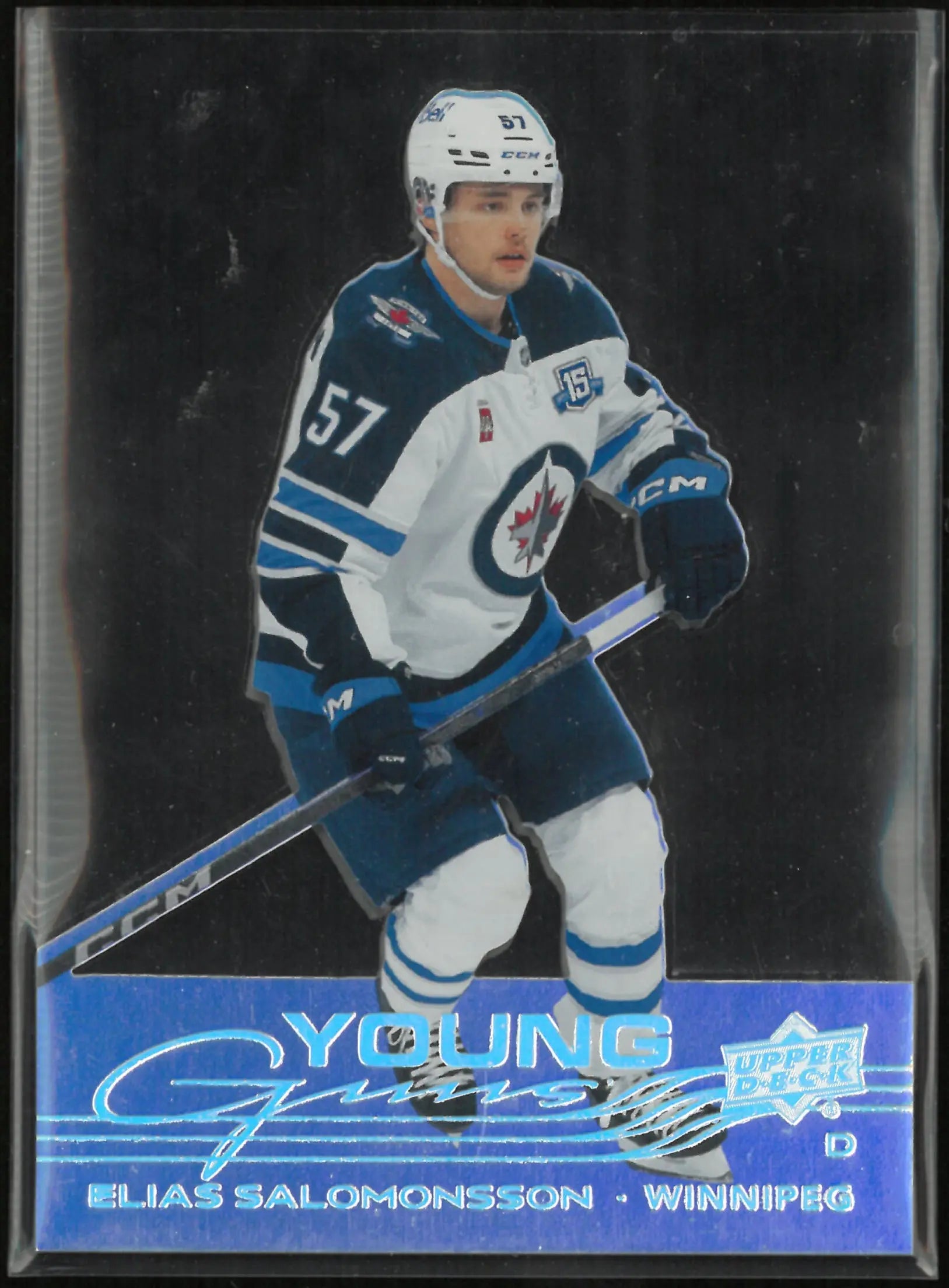 2025-26 Upper Deck Extended Series Young Guns Rookie Clear Cut Elias Salomonsson 