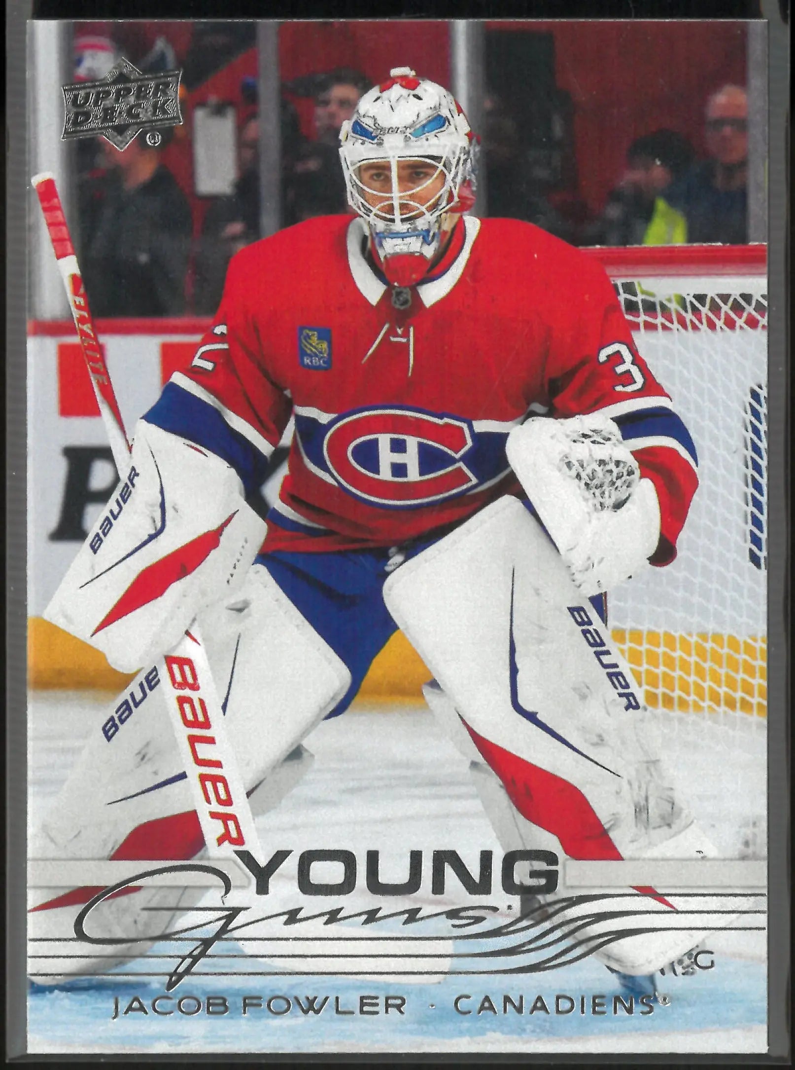 2025-26 Upper Deck Extended Series Young Guns Rookie Jacob Fowler 