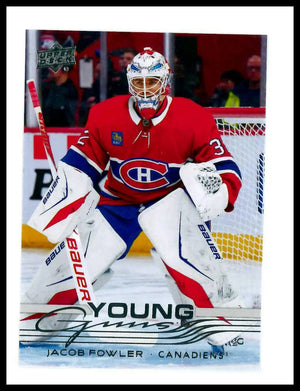 2025-26 Upper Deck Extended Series Young Guns Rookie Jacob Fowler RC (A) 