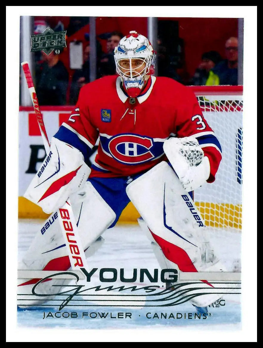 2025-26 Upper Deck Extended Series Young Guns Rookie Jacob Fowler RC (B) 