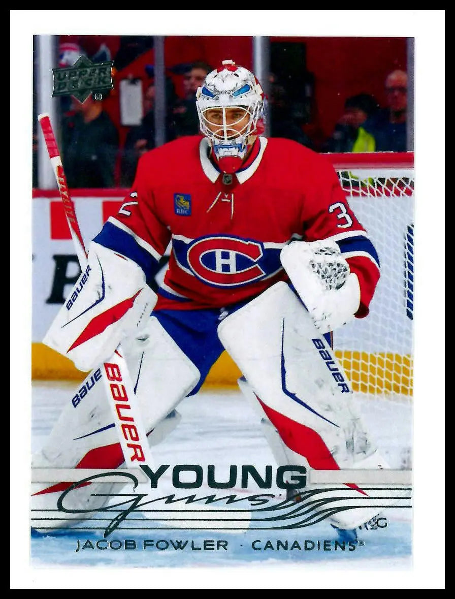 2025-26 Upper Deck Extended Series Young Guns Rookie Jacob Fowler RC (C) 