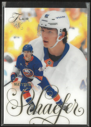 2025-26 Upper Deck Flair Matthew Schaefer Rookie RC 