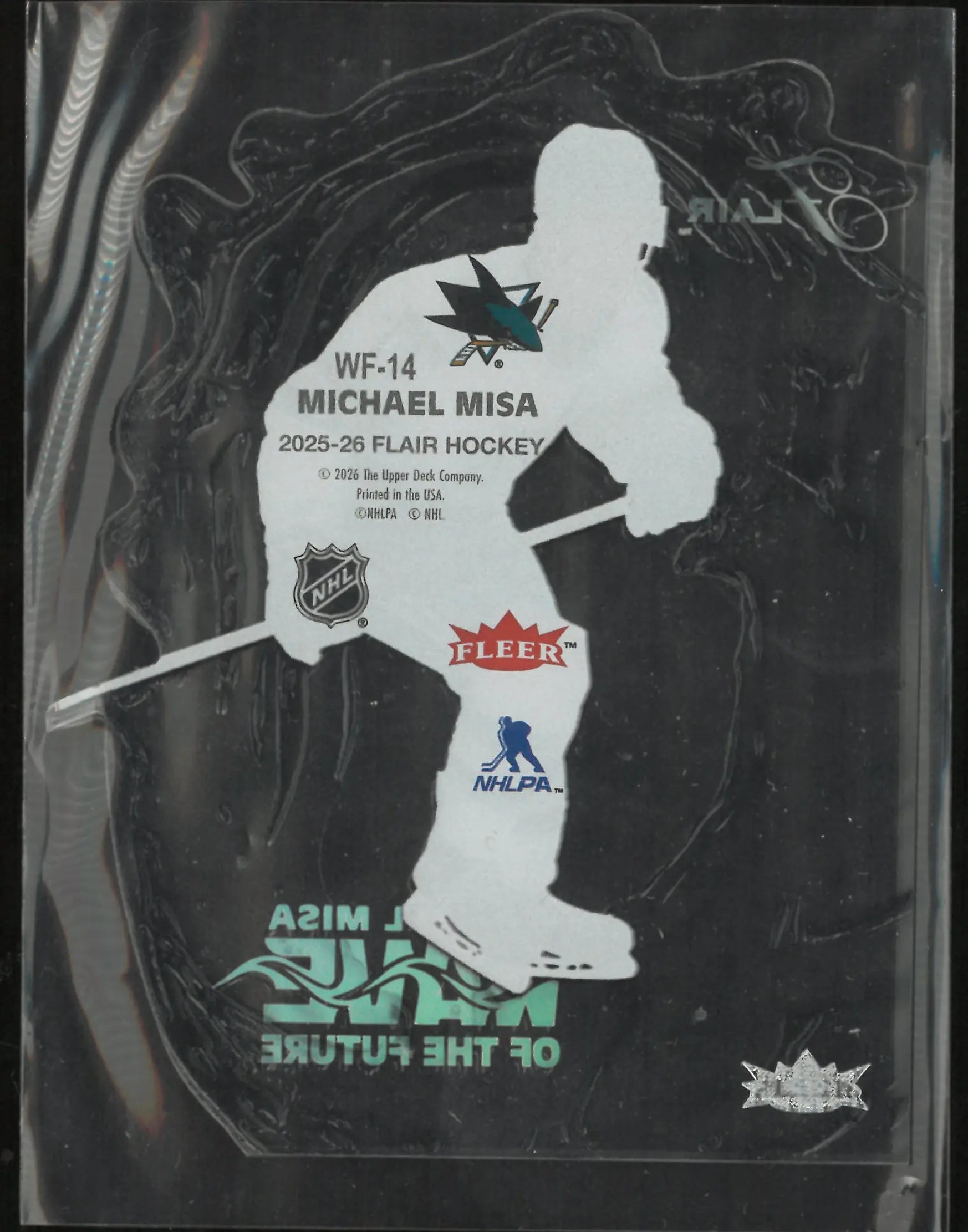 2025-26 Upper Deck Flair Wave of the Future Michael Misa 