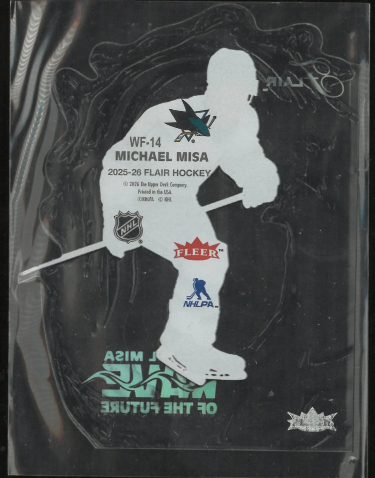 2025-26 Upper Deck Flair Wave of the Future Michael Misa 